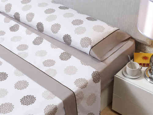 juego sábanas DIOR beige